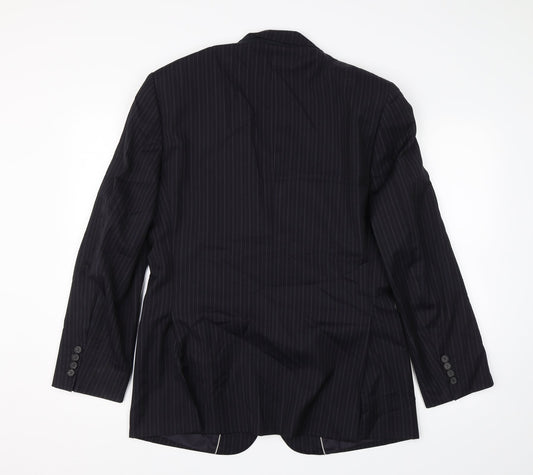Mens UK Size 38 Marks and Spencer Regular Blue Suit Jacket