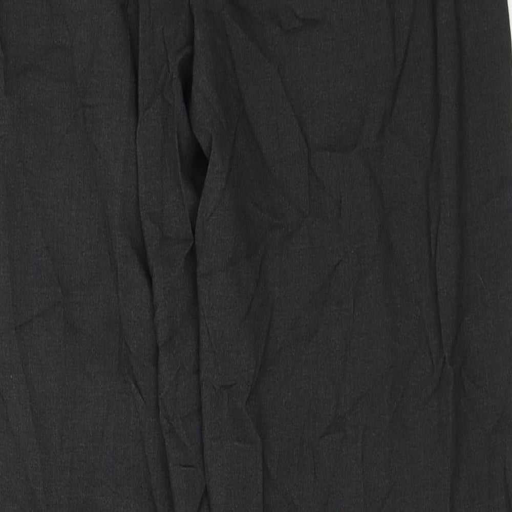 Womens UK Size 12 M&S Regular Fit Dress Pants Grey Trousers
