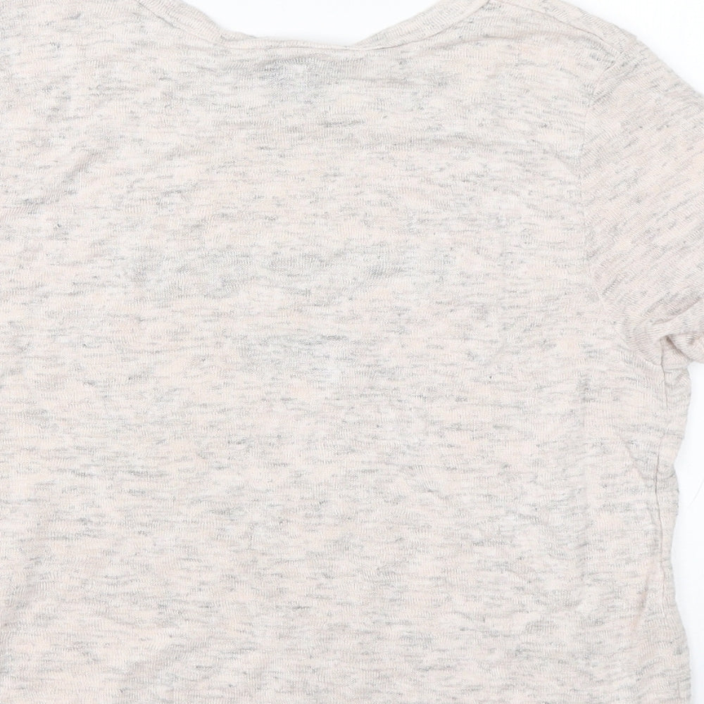 Womens UK Size 10 Atmosphere Pink Basic T-Shirt