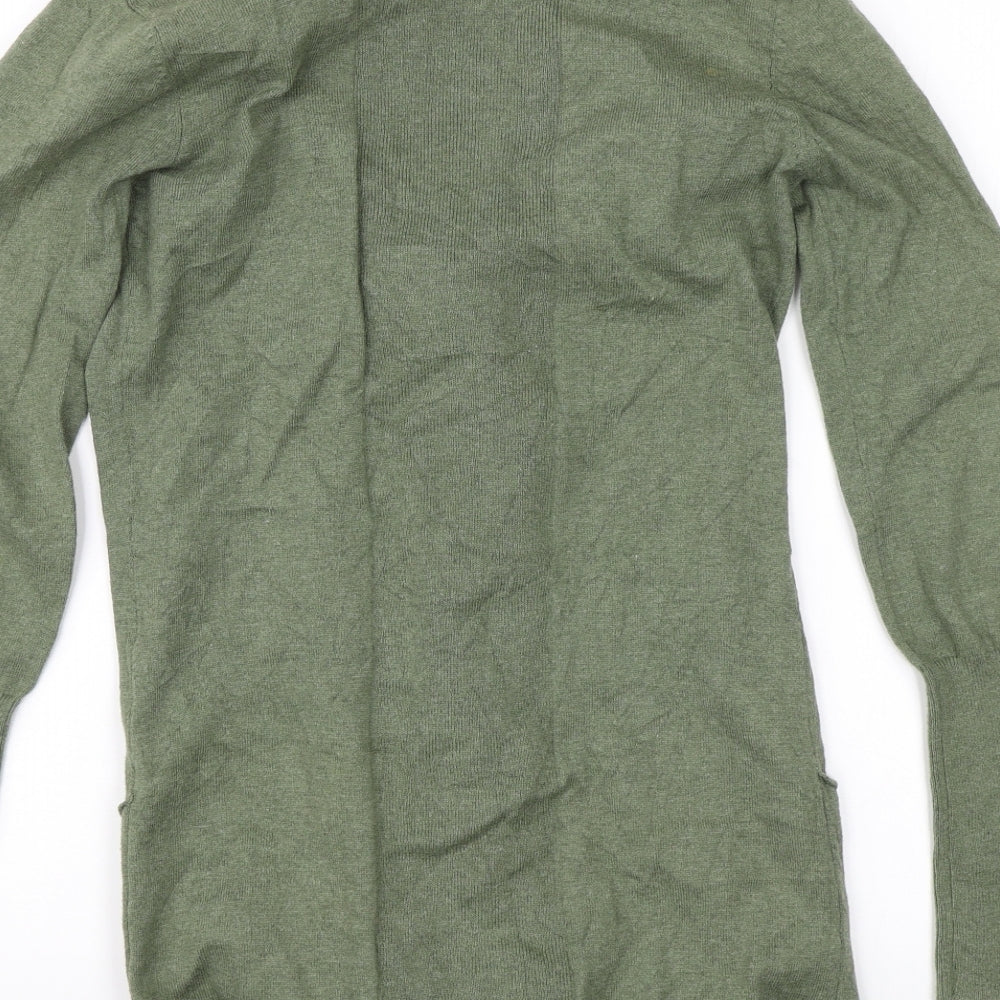 Womens UK Size 8 New Look Green Shrug Jumper