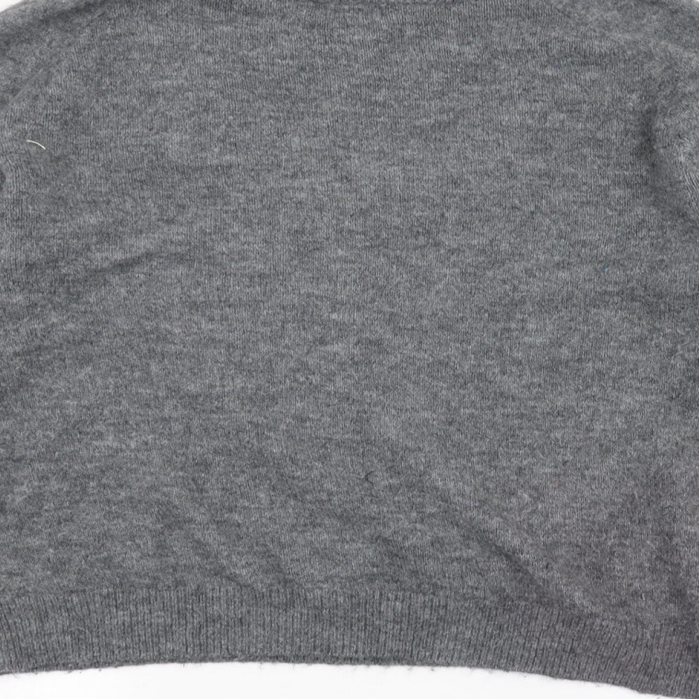 H&M Mens Grey Pullover Jumper Size S