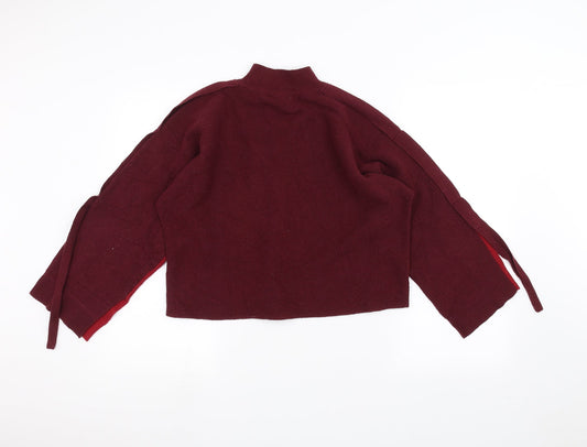 Womens UK Size 8 Marks and Spencer Red Pullover Jumper