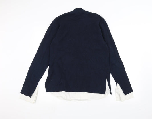 Womens UK Size 12 NEXT Blue Pullover Jumper