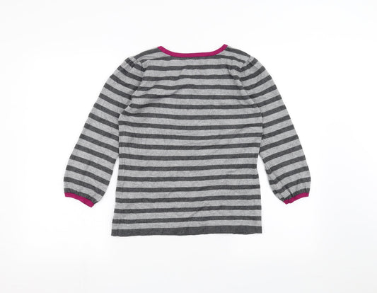 Womens UK Size 12 Marks and Spencer Grey Pullover Jumper