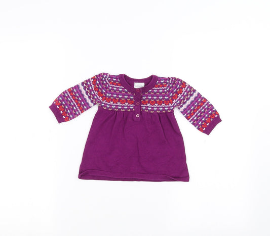 Mini Club Baby Purple Pullover Jumper Size 0-3 Months