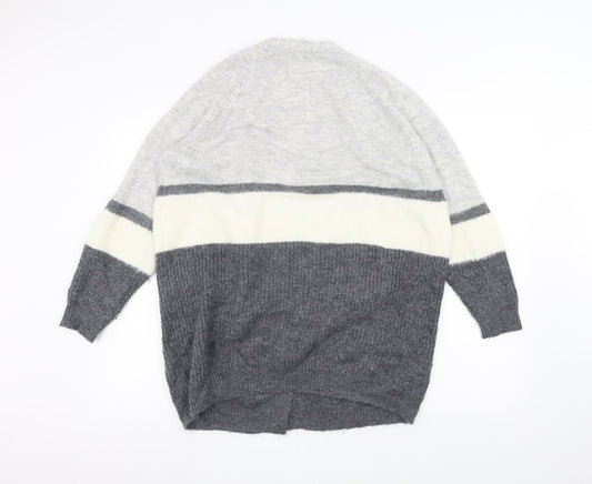 George Womens Grey Jacket Coatigan Size M