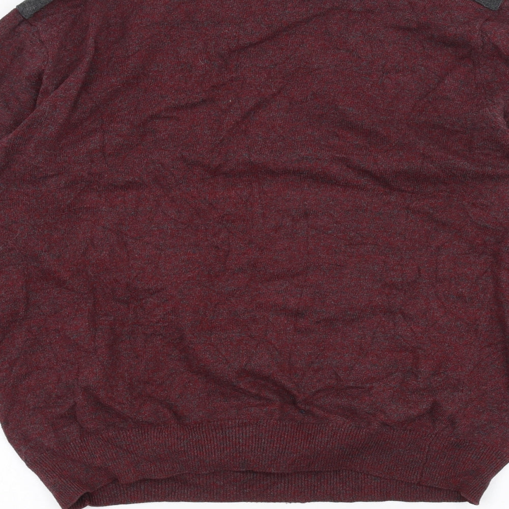 Cedar Wood State Mens Red Pullover Jumper Size S