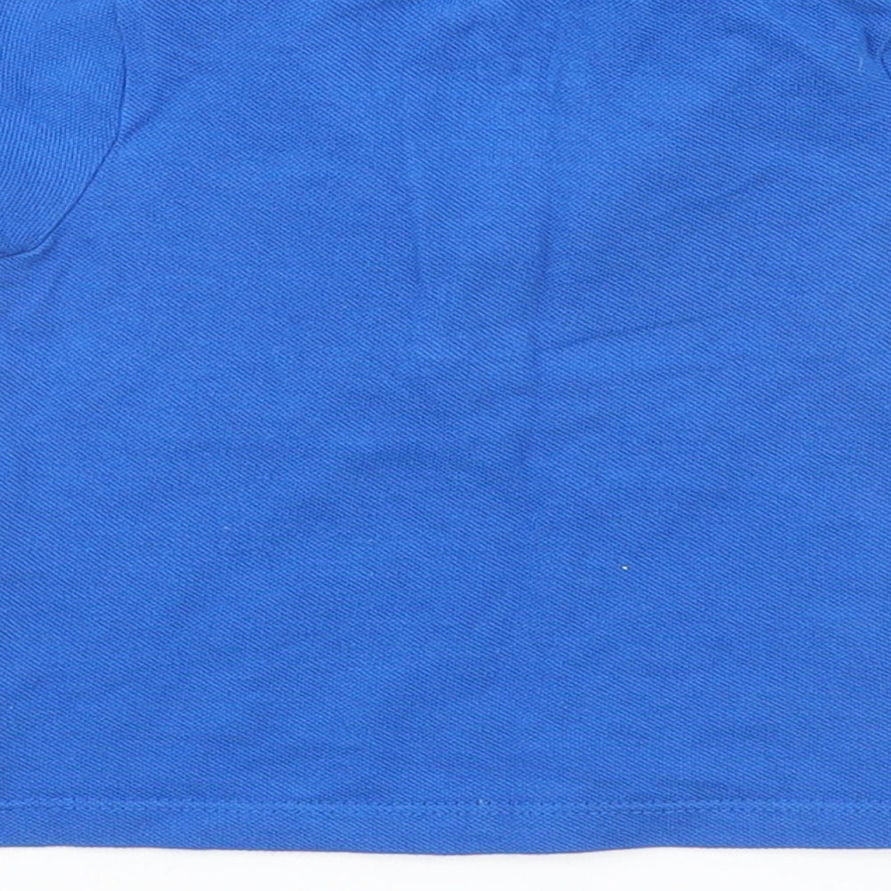 Fred & Flo Boys Blue Basic Polo Size 0-3 Months