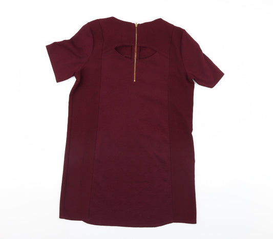Warehouse Womens Purple Shift Size 14