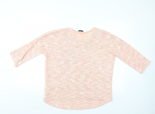 F&F Womens Pink Pullover Jumper Size 14