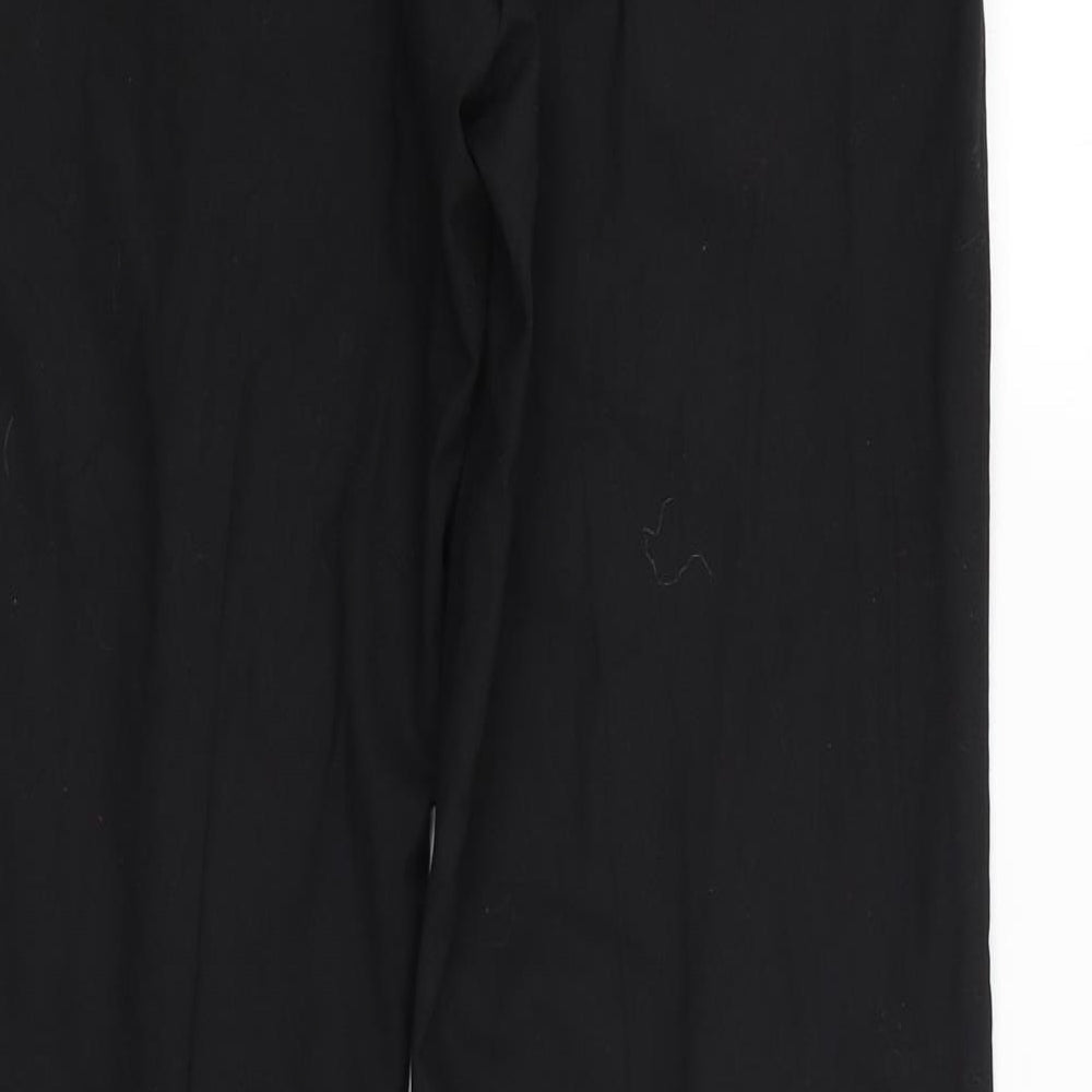 Womens UK Size 32 NEXT Regular Fit Black Trousers