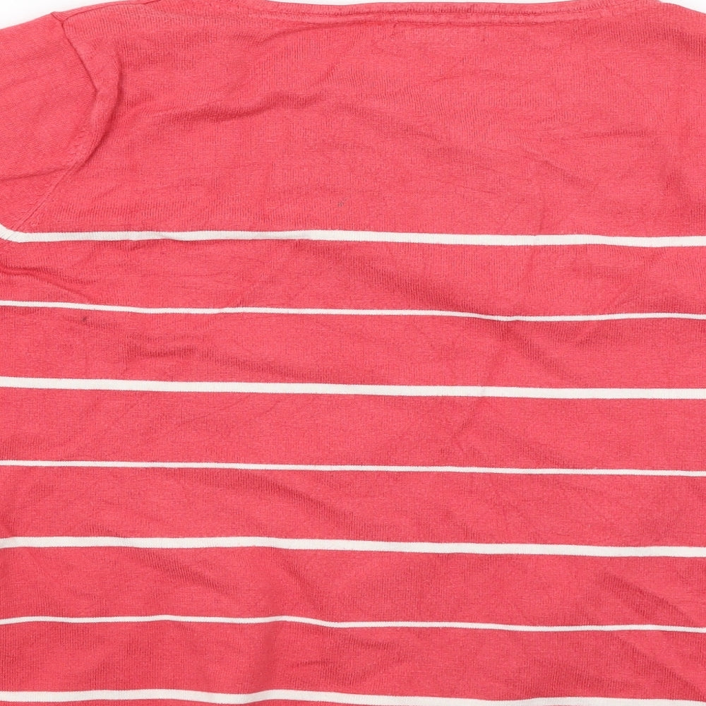 Womens UK Size M BM Pink Pullover Jumper