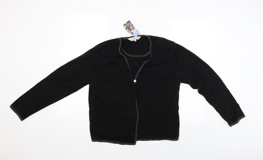 Womens UK Size S Carolyn Taylor Black Pullover Jumper