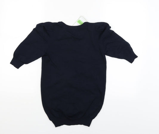 Womens UK Size 8 NEXT Blue Pullover Jumper