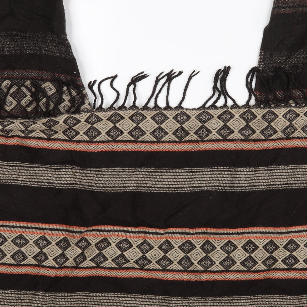 Womens UK Size One Size Preworn Brown Cape Jumper