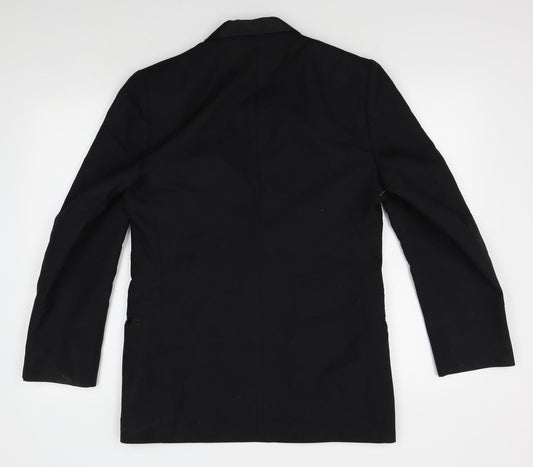 Mens UK Size One Size Preworn Regular Black Suit Jacket