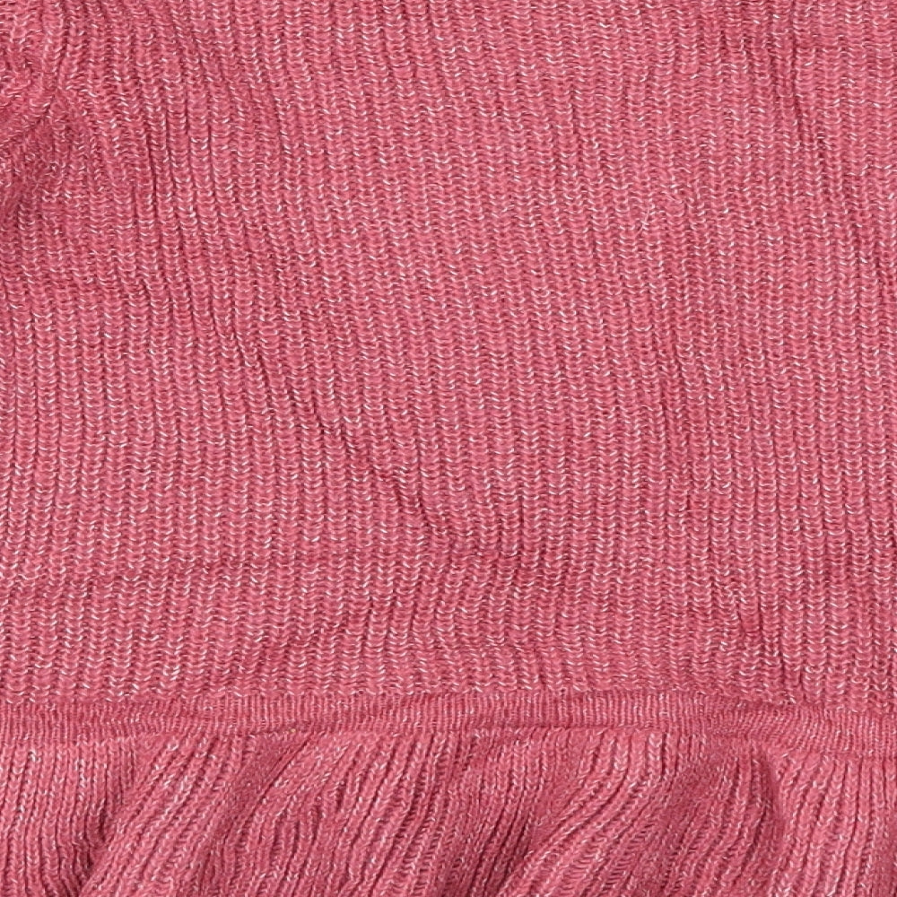 TU Womens Pink Knit Pullover Jumper Size 14