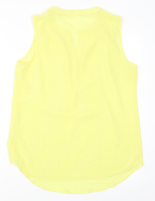 BHS Womens Yellow Basic Tank Size 14