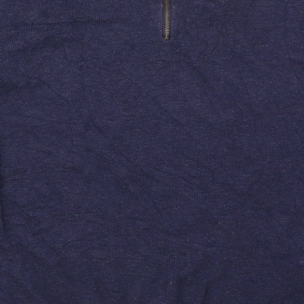 Womens UK Size 14 Marks and Spencer Blue Pullover Jumper