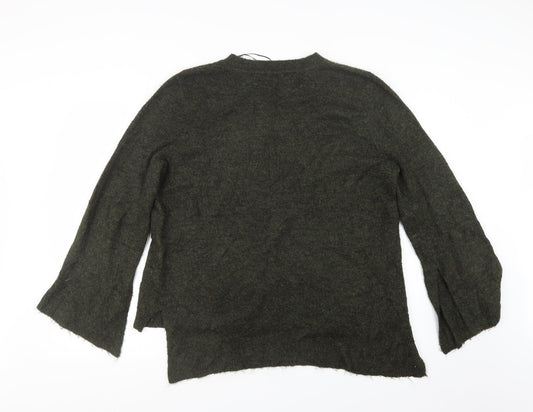 Womens UK Size 12 Red Herring Green Pullover Jumper