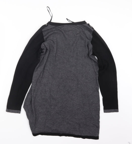 Womens UK Size 10 Marks and Spencer Grey Pullover Jumper