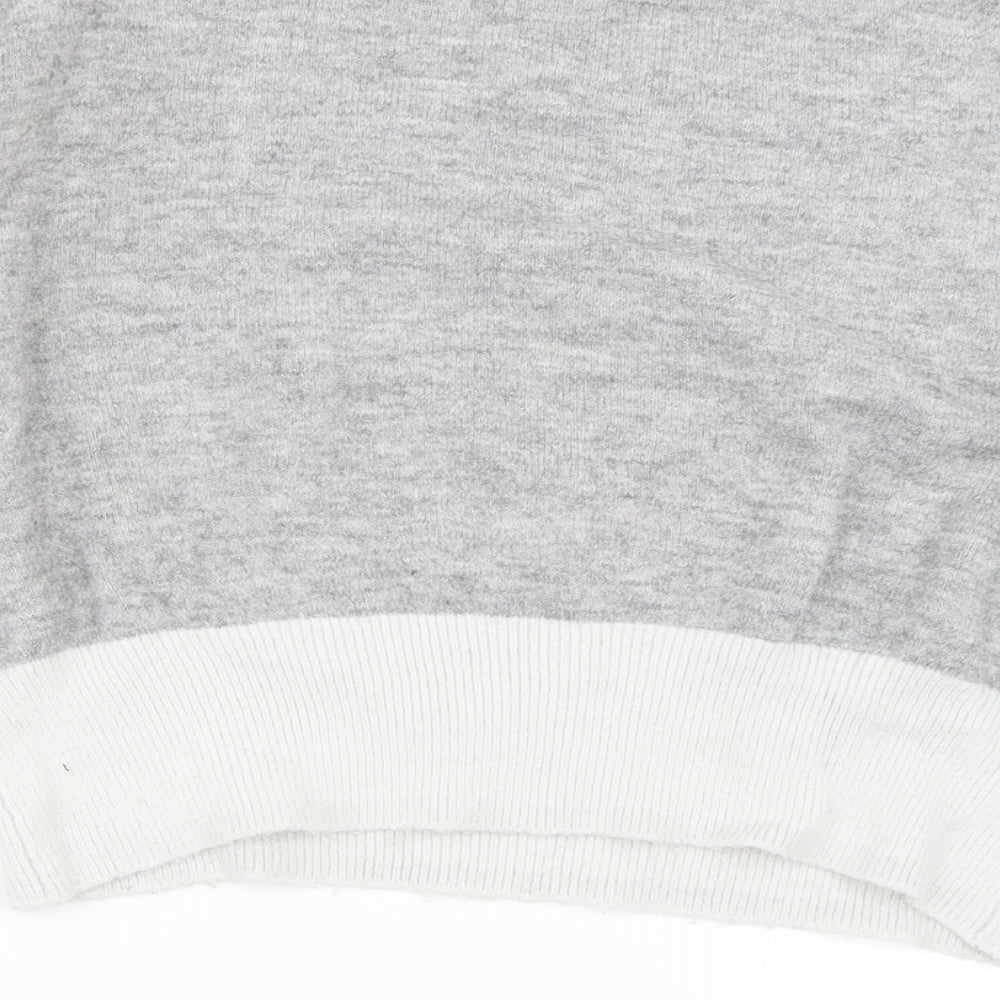 Womens UK Size XS H&M Grey Pullover Jumper