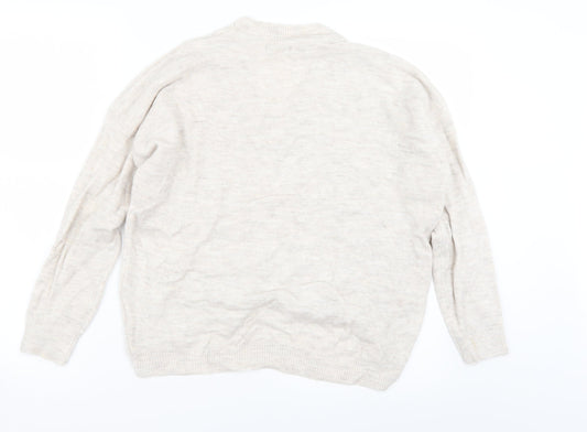 M&Co Mens Beige Pullover Jumper Size M