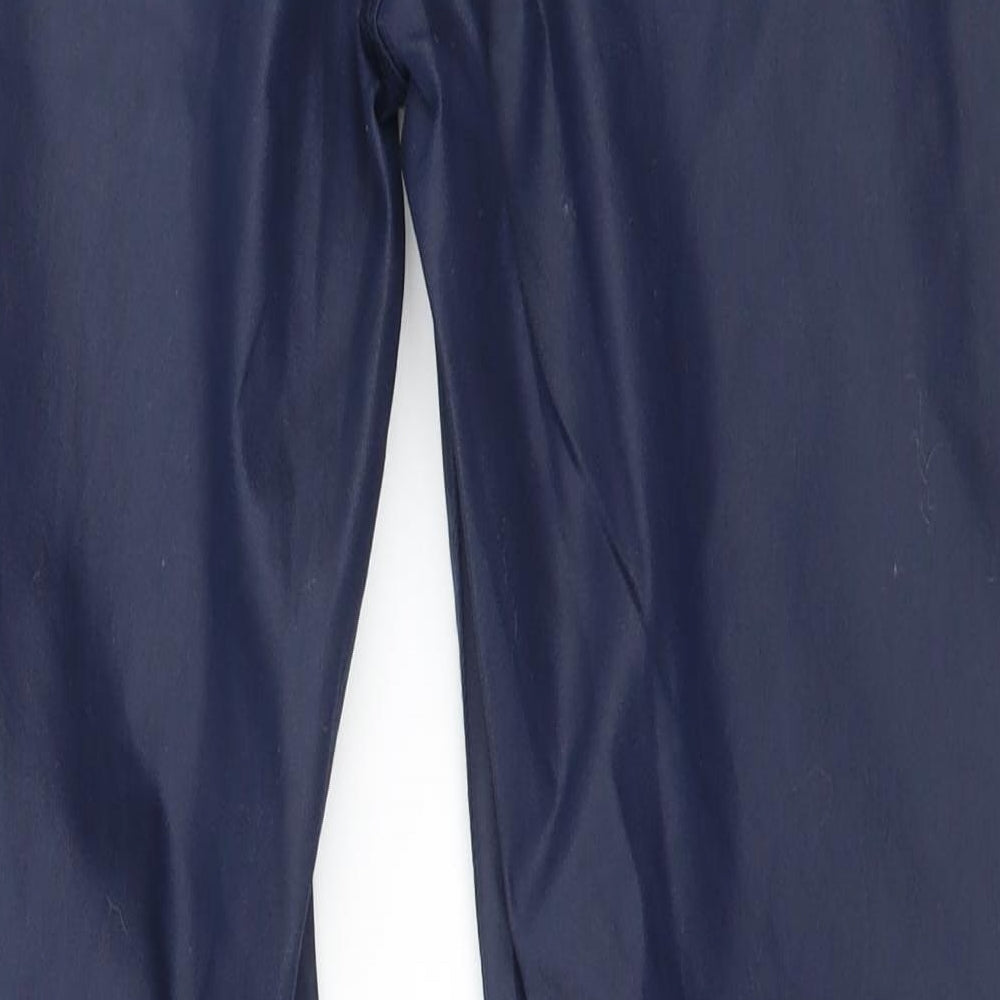 Womens UK Size 8 Preworn Regular Fit Blue Trousers