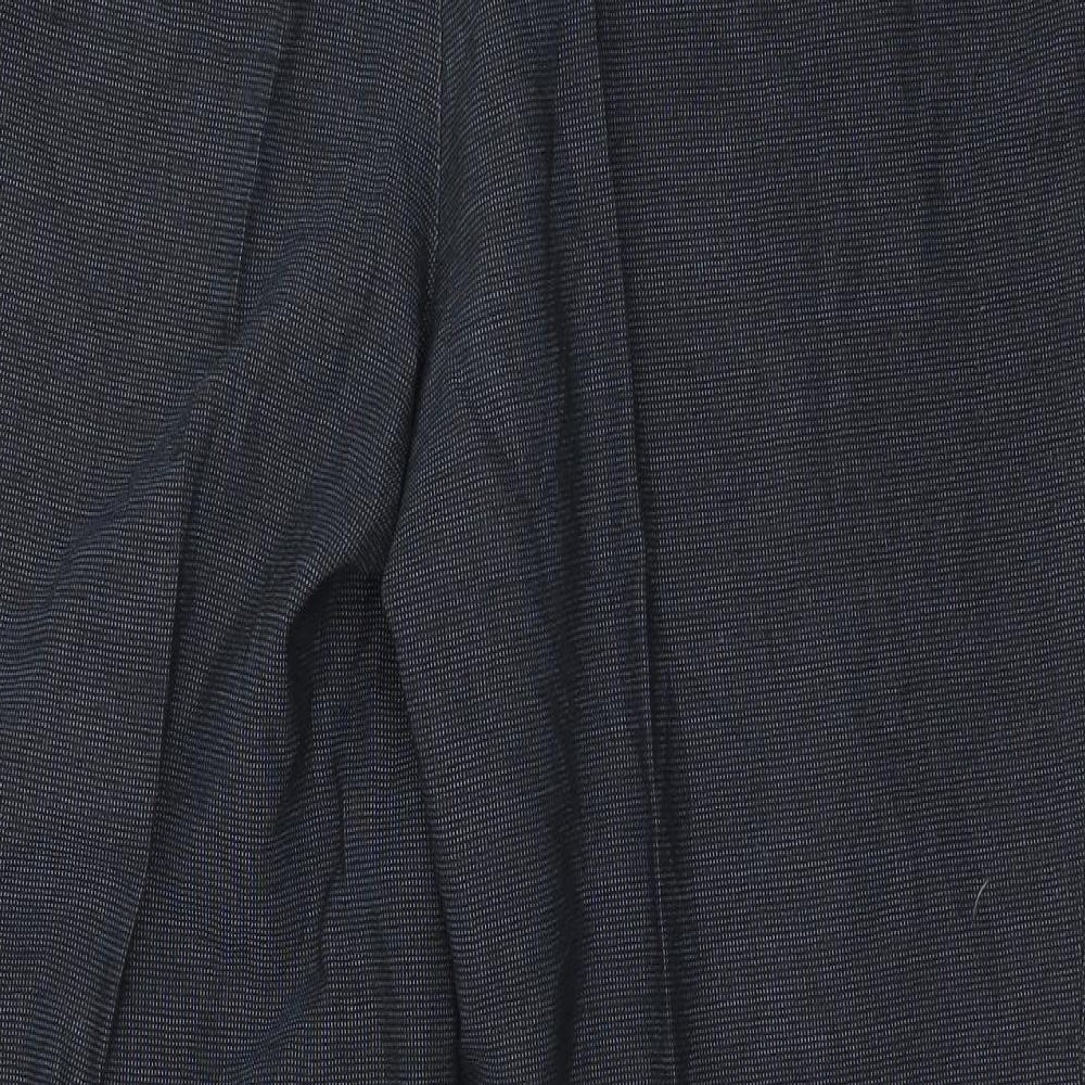 Womens UK Size 10 NEXT Regular Fit Blue Trousers