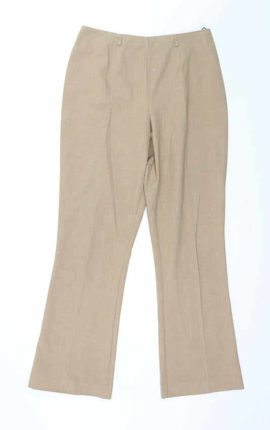 Womens UK Size 14 Klass Regular Fit Brown Trousers