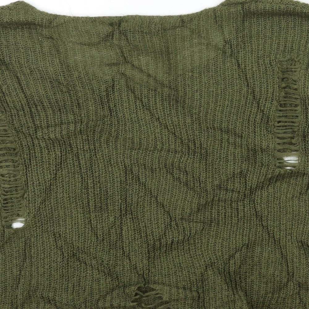 Womens UK Size 6 Atmosphere Green Pullover Jumper