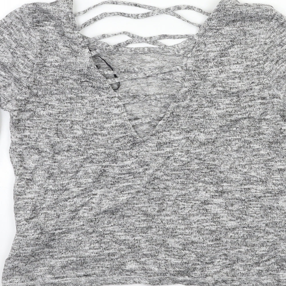 Womens UK Size M H&M Grey Pullover Jumper