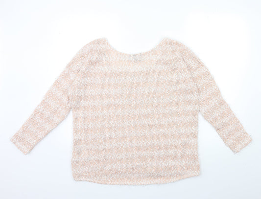 Womens UK Size M H&M Pink Pullover Jumper
