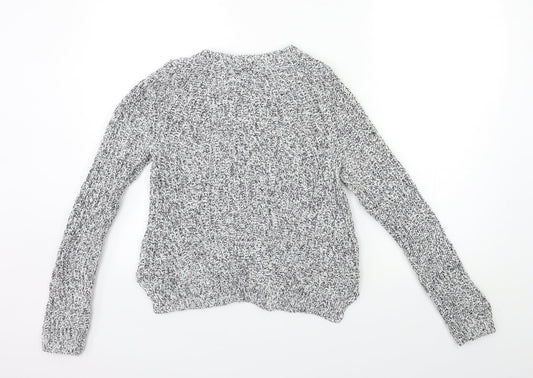 Womens UK Size S H&M White Pullover Jumper