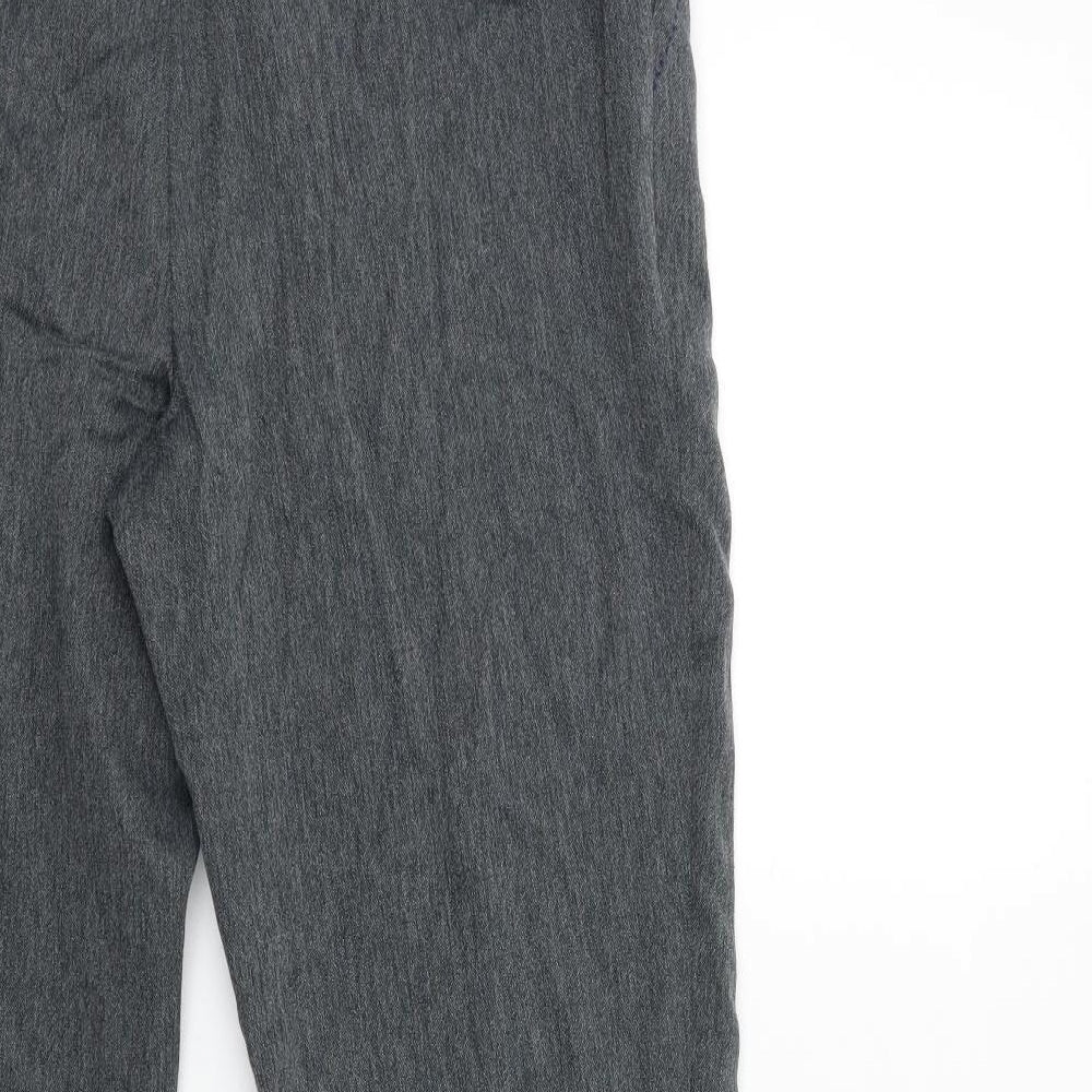 Classic Womens Grey Trousers Size 14 L30 in