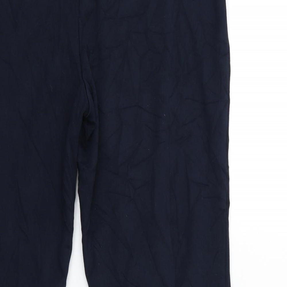 Marks and Spencer Womens Blue Trousers Size 14 L29 in