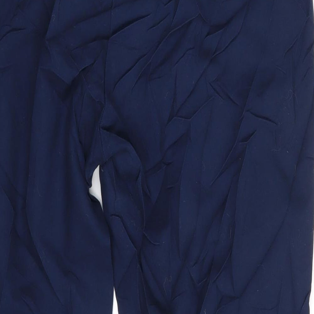 M&S Womens Blue Trousers Size 14 L22 in