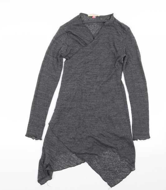 Miso Womens Grey Cardigan Jumper Size 8