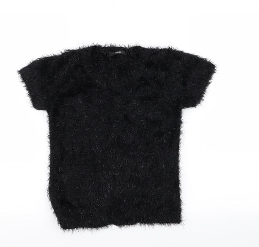 Womens UK Size 8 Asda George Black Pullover Jumper