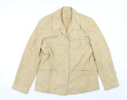 Womens UK Size 12 EWM Regular Yellow Blazer