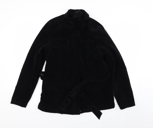 Womens UK Size 10 DASH Black Overcoat