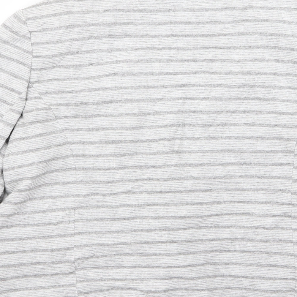 Principles Womens Grey Striped  Jacket Blazer Size 16