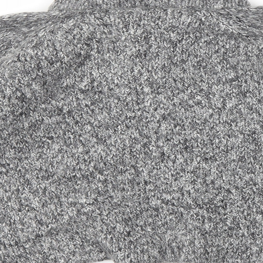 Womens UK Size 12 New Look Grey Cardigan Jumper