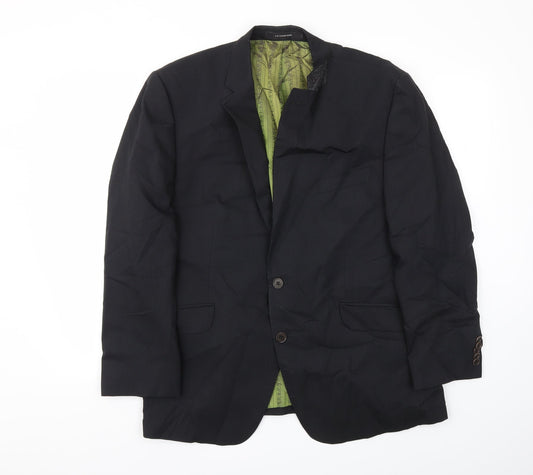 A39 Mens Black Jacket Blazer Size 44