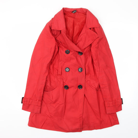 Womens UK Size 10 H&M Red Jacket