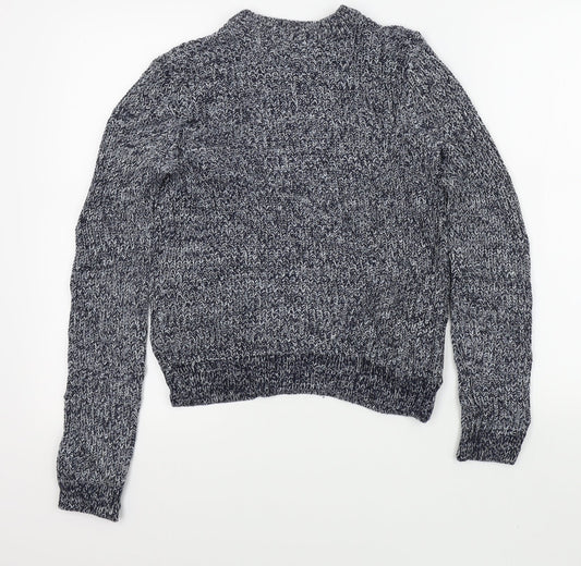 Womens UK Size XS H&M Blue Pullover Jumper