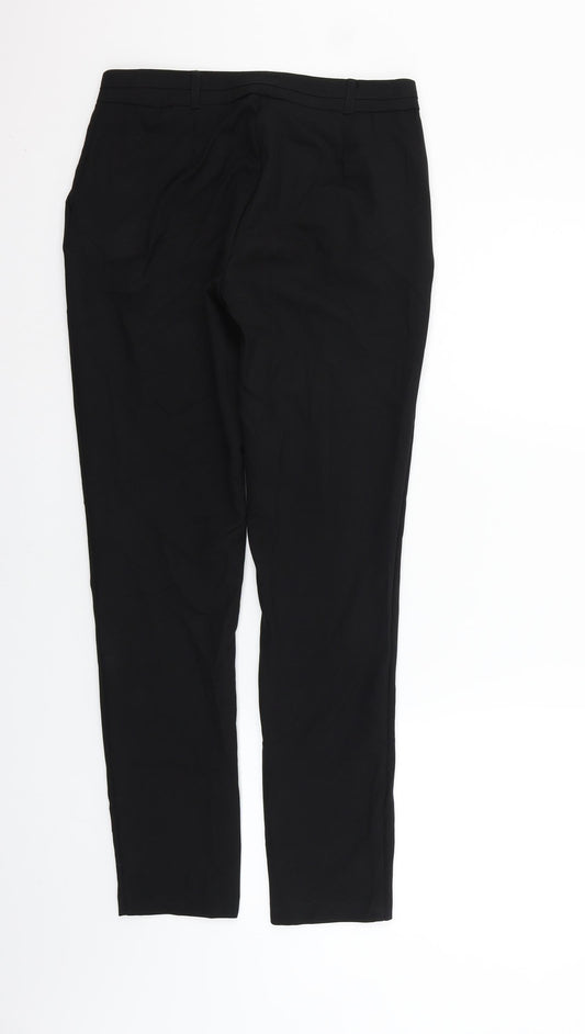 New Look Womens Black Trousers Size 10 L28 in