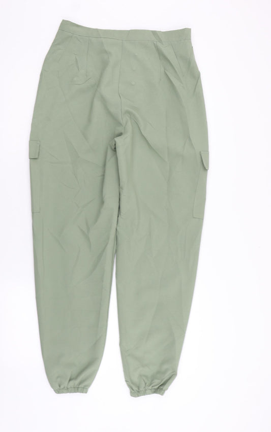 I SAW IT FIRST Womens Grey Trousers Size 10 L28 in