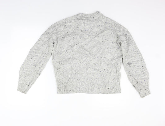 Womens UK Size S Marks and Spencer Grey Pullover Jumper