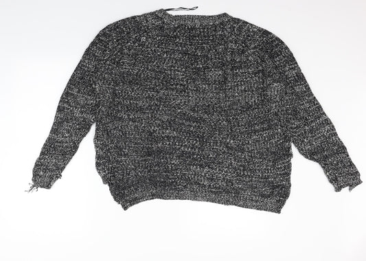 Papaya Womens Grey Pullover Jumper Size L